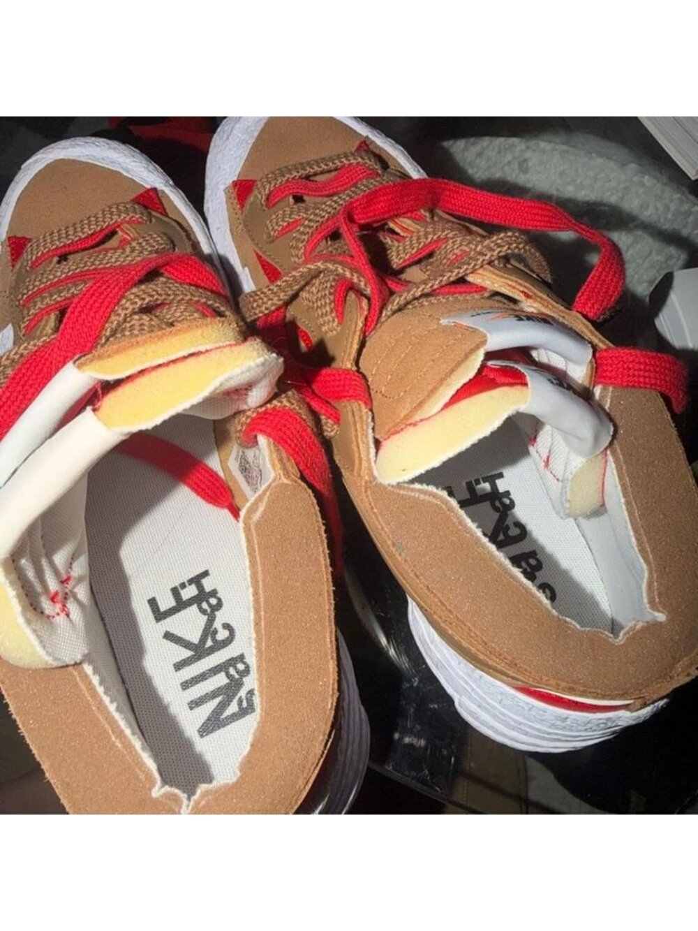 Nike Blazer Low Sacai size 7.5M - Picture 2 of 4